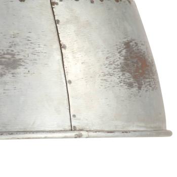 ARDEBO.de - Hängelampe Vintage Industriestil 25 W Silbern Rund 31 cm E27