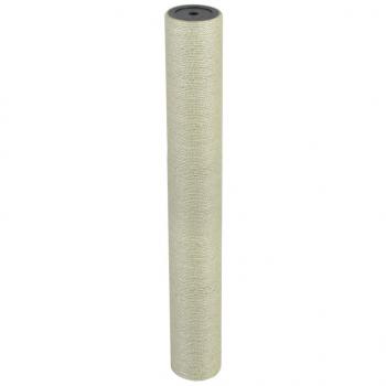 ARDEBO.de - Katzen-Kratzbaum 8x60 cm 10 mm Beige