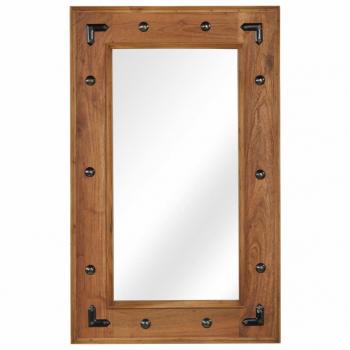 ARDEBO.de - Spiegel Akazienholz Massiv 50x80 cm
