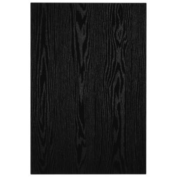 2-tlg. Badmöbel-Set Keramik Schwarz