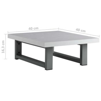 2-tlg. Badmöbel-Set Keramik Weiß