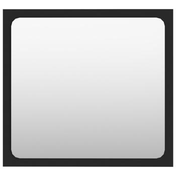 Badmöbel-Set Schwarz Holzwerkstoff