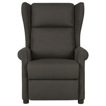 Ohrensessel mit Liegefunktion Elektrisch Taupe Stoff
