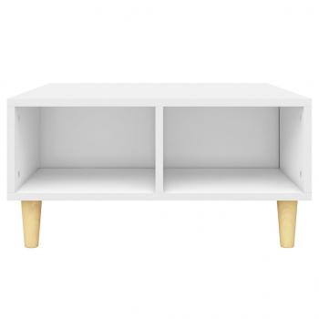 Couchtisch Weiß 60x60x30 cm Holzwerkstoff