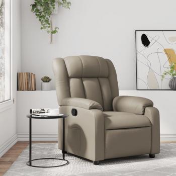 ARDEBO.de - Relaxsessel Cappuccino-Braun Kunstleder