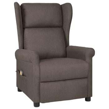 ARDEBO.de - Massagesessel Braun Stoff