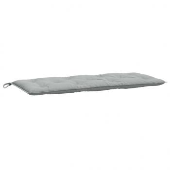 Gartenbank-Auflage Melange Hellgrau 120x50x7 cm Stoff