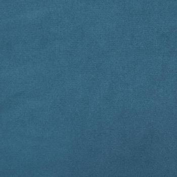 Bett mit Matratze Blau 100x200 cm Samt