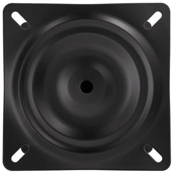 Stuhlfuß für Bootssitz Schwarz 18 cm Stahl