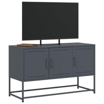 TV-Schrank Anthrazit 100,5x39x60,5 cm Stahl
