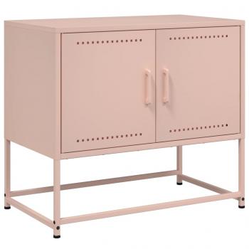 TV-Schrank Rosa 68,5x39x60,5 cm Stahl