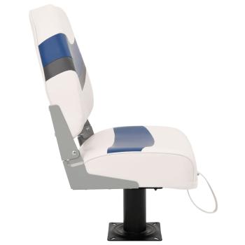 ARDEBO.de - 2-tlg. Bootssitz-Set Klappbar Hohe Rückenlehne