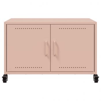 TV-Schrank Rosa 68x39x43,5 cm Stahl