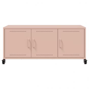 TV-Schrank Rosa 100,5x39x43,5 cm Stahl