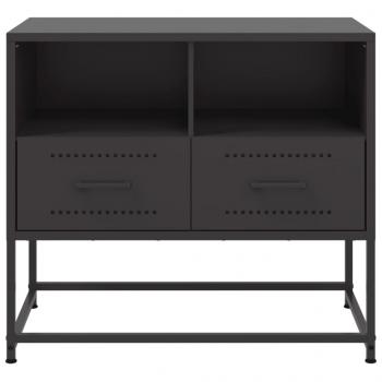 TV-Schrank Schwarz 68x39x60,5 cm Stahl