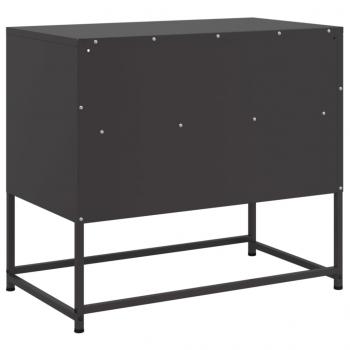 TV-Schrank Schwarz 68x39x60,5 cm Stahl