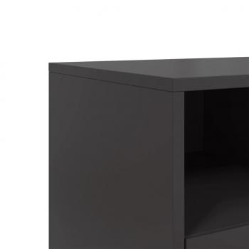 TV-Schrank Schwarz 68x39x60,5 cm Stahl