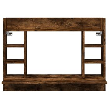 Wand-Schreibtisch Räuchereiche 105x48x75 cm Holzwerkstoff