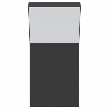 LED-Außenwandleuchten 2 Stk. Schwarz Aluminiumdruckguss