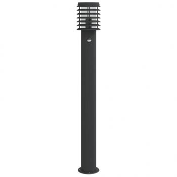 Wegeleuchte mit Bewegungsmelder Schwarz 110 cm Edelstahl