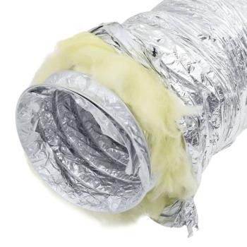 Lüftungsschlauch Thermisch Isoliert Aluminium 6 m Ø15 cm