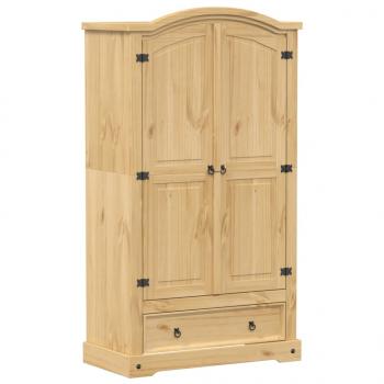 ARDEBO.de - Kleiderschrank Corona 102x52x186 cm Massivholz Kiefer