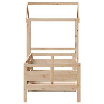 Tagesbett mit Dach 90x190 cm Massivholz Kiefer
