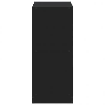 Bücherregal Schwarz 68,5x32x75 cm Holzwerkstoff