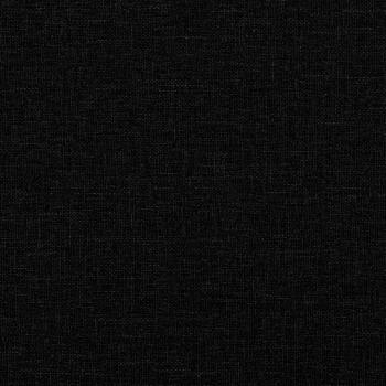 Boxspringbett mit Matratze Schwarz 100x200 cm Stoff