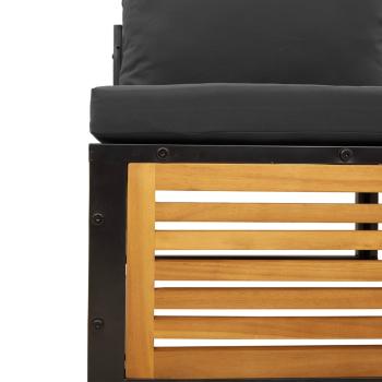 ARDEBO.de - 8-tlg. Garten-Sofagarnitur mit Kissen Massivholz Akazie