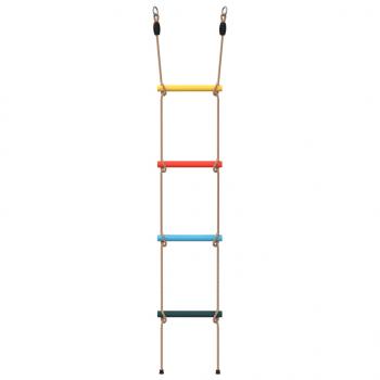 Strickleiter für Kinder mit 4 Sprossen Mehrfarbig