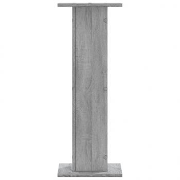 Lautsprecherständer 2 Stk. Grau Sonoma 30x30x80cm Holzwerkstoff