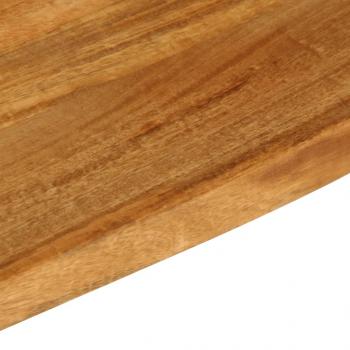 Tischplatte mit Baumkante 110x20x3,8 cm Massivholz Mango