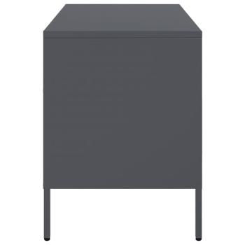 TV-Schränke 2 Stk. Anthrazit 68x39x50,5 cm Stahl