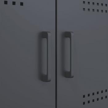 TV-Schrank Anthrazit 68x39x50,5 cm Stahl