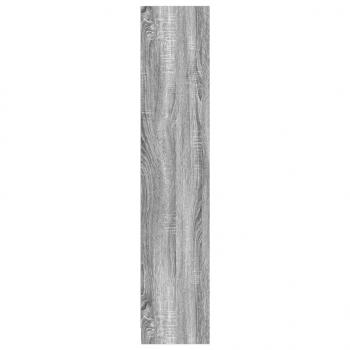 Bücherregal Grau Sonoma 57x28,5x107,5 cm Holzwerkstoff