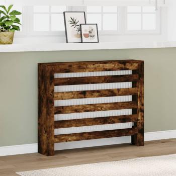 ARDEBO.de - Heizkörperverkleidung Räuchereiche 104x20x82 cm Holzwerkstoff