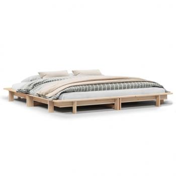 ARDEBO.de - Massivholzbett ohne Matratze 160x200 cm Kiefernholz