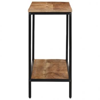 Konsolentisch 100x35x70 cm Raues Massivholz Mango