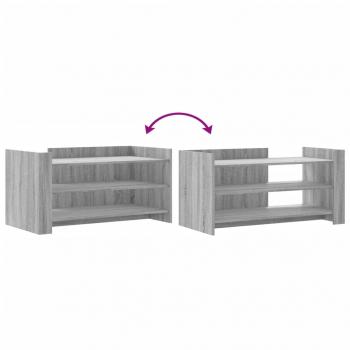 Couchtisch Grau Sonoma 100x50x50 cm Holzwerkstoff