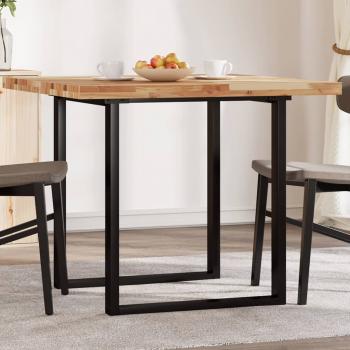 ARDEBO.de - Tischplatte Quadratisch 90x90x4 cm Massivholz Akazie