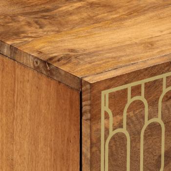 Beistellschrank 60x33x75 cm Massivholz Mango