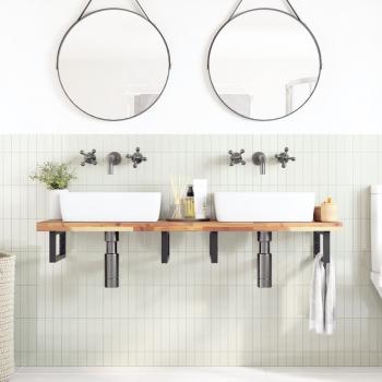 ARDEBO.de - Tischplatte 120x40x4 cm Rechteckig Massivholz Akazie