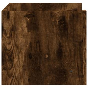 Wandregal Räuchereiche 70,5x35x30,5 cm Holzwerkstoff