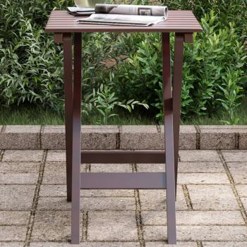 ARDEBO.de - Beistelltisch Klappbar Braun Massivholz Pappel