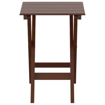 Beistelltisch Klappbar Braun Massivholz Pappel