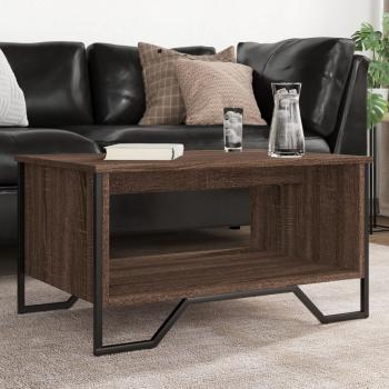 ARDEBO.de - Couchtisch Braun Eichen-Optik 75x51x40 cm Holzwerkstoff
