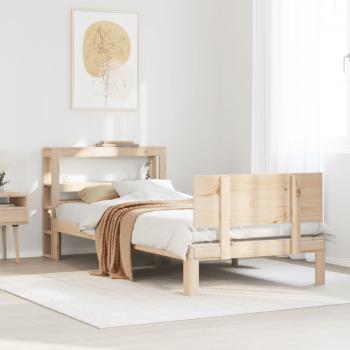 ARDEBO.de - Bettgestell mit Kopfteil ohne Matratze 100x200 cm