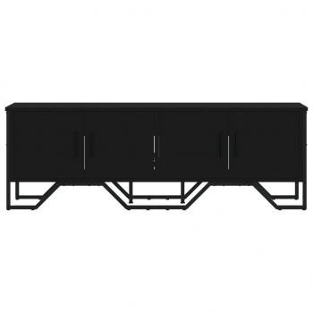 TV-Schrank Schwarz 122x34x41 cm Holzwerkstoff