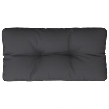 ARDEBO.de - Palettenkissen Schwarz 70x40x12 cm Stoff
